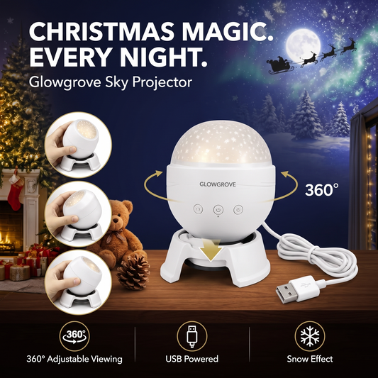 Glowgrove Sky Projector - Christmas Magic. Every Night.